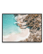 Little Beach | Albany, WA | Framed Canvas-CANVAS-You can shop wall art online with Olive et Oriel for everything from abstract art to fun kids wall art. Our beautiful modern art prints and canvas art are available from large canvas prints to wall art paintings and our proudly Australian artwork collection offers only the highest quality framed large wall art and canvas art Australia - You can buy fashion photography prints or Hampton print posters and paintings on canvas from Olive et Oriel and 