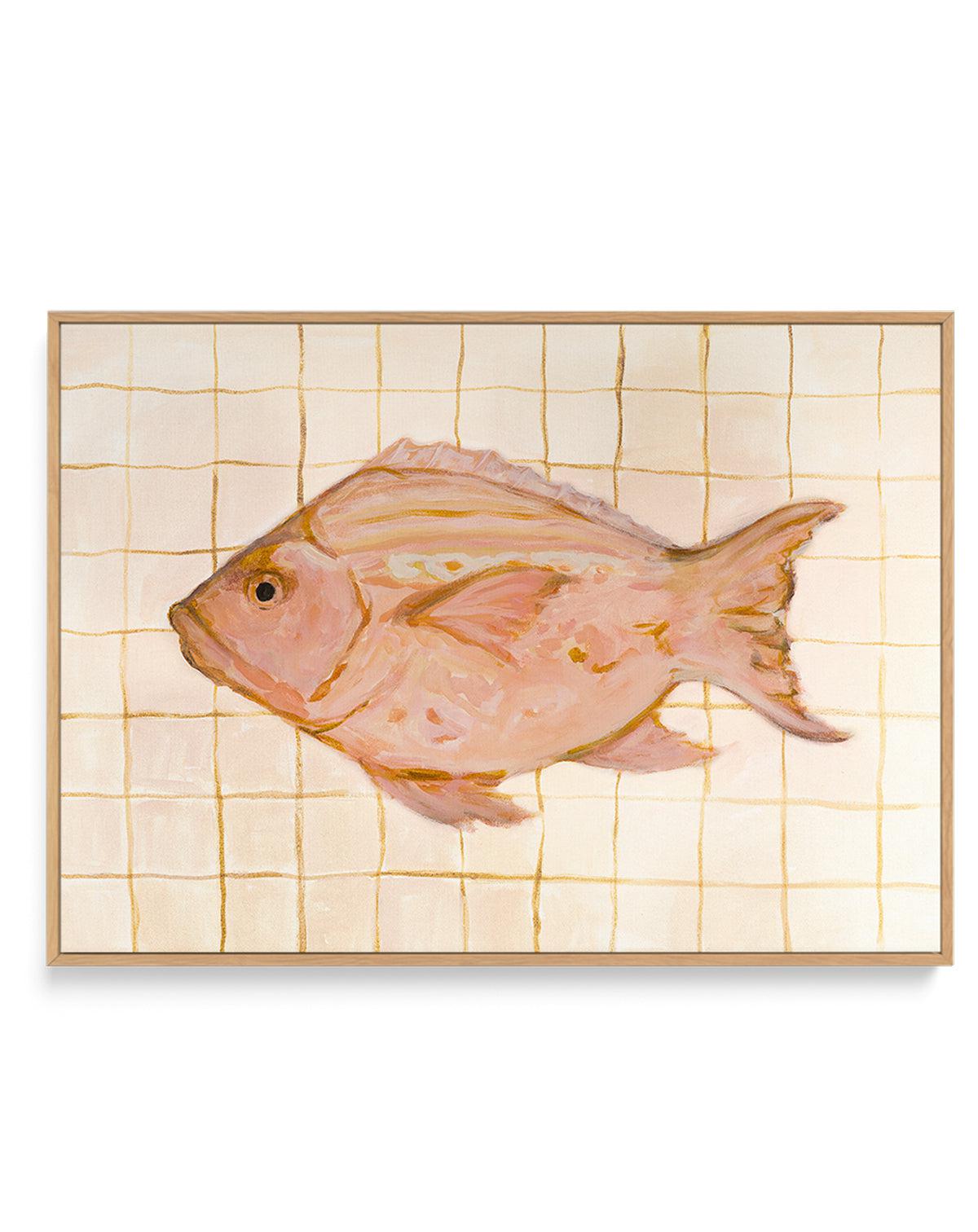 Little Bohemian Fish I by Natalie Jane | Framed Canvas Art Print