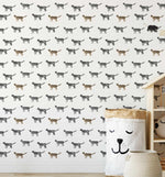 Little Brown Cat Wallpaper-Wallpaper-Buy Kids Removable Wallpaper Online Our Custom Made Children√¢‚Ç¨‚Ñ¢s Wallpapers Are A Fun Way To Decorate And Enhance Boys Bedroom Decor And Girls Bedrooms They Are An Amazing Addition To Your Kids Bedroom Walls Our Collection of Kids Wallpaper Is Sure To Transform Your Kids Rooms Interior Style From Pink Wallpaper To Dinosaur Wallpaper Even Marble Wallpapers For Teen Boys Shop Peel And Stick Wallpaper Online Today With Olive et Oriel