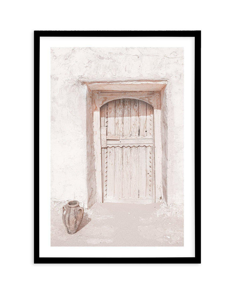 Little Moroccan Door Art Print-Shop Australian Art Prints Online with Olive et Oriel - Our collection of Moroccan art prints offer unique wall art including moroccan arches and pink morocco doors of marrakech - this collection will add soft feminine colour to your walls and some may say bohemian style. These traditional morocco landscape photography includes desert scenes of palm trees and camel art prints - there is art on canvas and extra large wall art with fast, free shipping across Australi