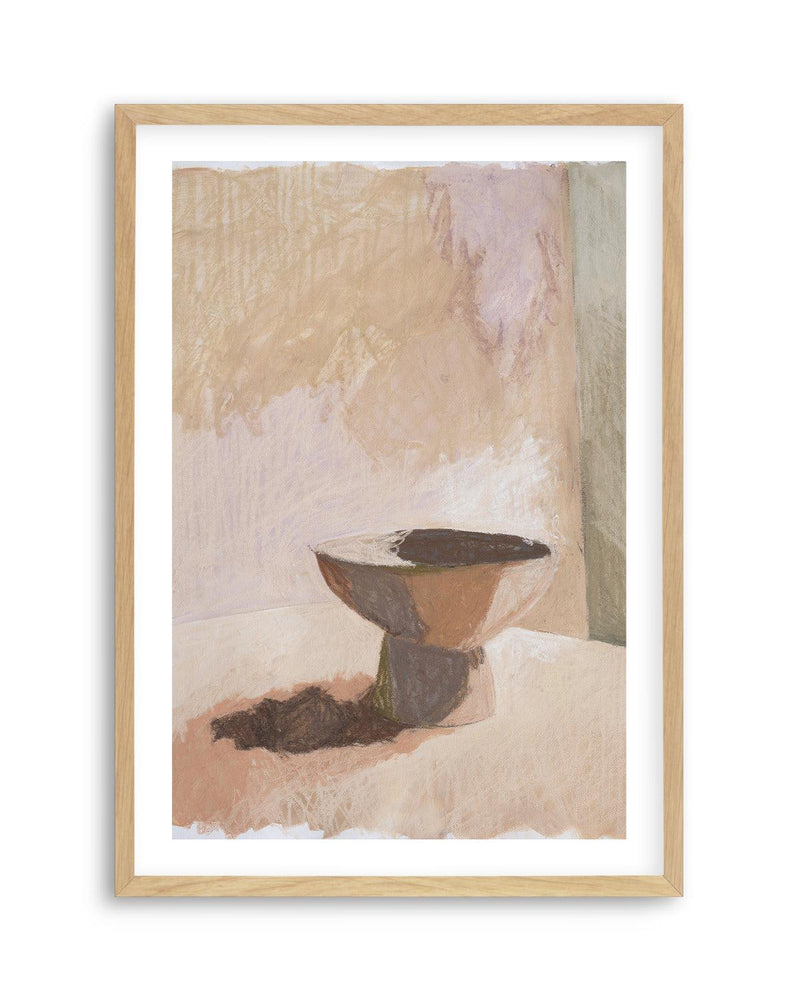 Little Bowl Art Print-PRINT-Olive et Oriel-Olive et Oriel-A5 | 5.8" x 8.3" | 14.8 x 21cm-Oak-With White Border-Buy-Australian-Art-Prints-Online-with-Olive-et-Oriel-Your-Artwork-Specialists-Austrailia-Decorate-With-Coastal-Photo-Wall-Art-Prints-From-Our-Beach-House-Artwork-Collection-Fine-Poster-and-Framed-Artwork