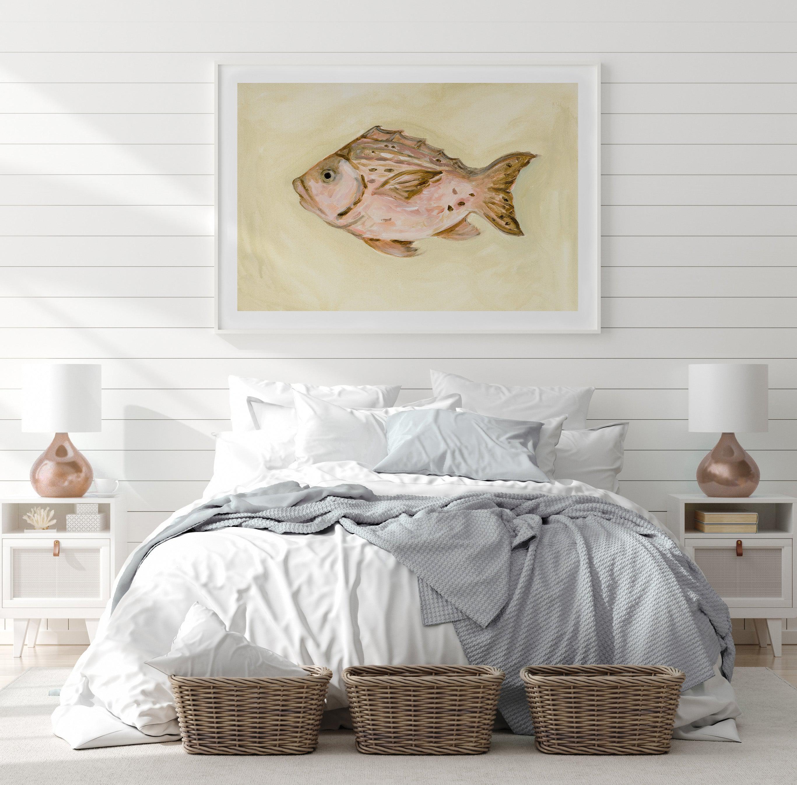 Little Bohemian Fish II by Natalie Jane Art Print