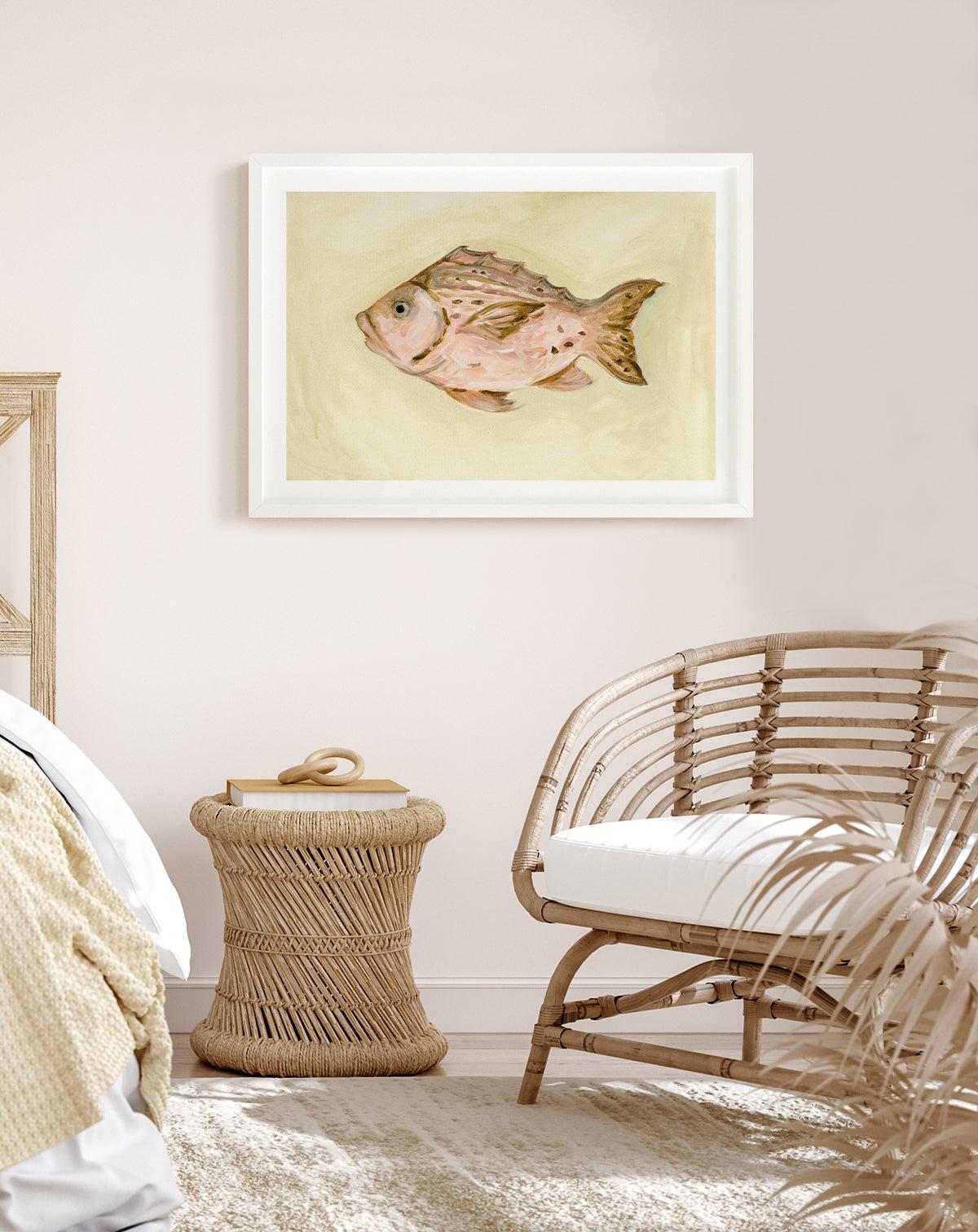 Little Bohemian Fish II by Natalie Jane Art Print