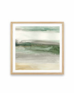 Look Out II Art Print-PRINT-Order sage mint green framed abstract painting wall art prints online with Olive et Oriel Australia