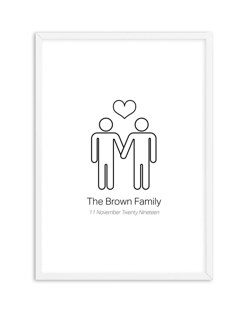 Love Wins Couple Print Art Print-PRINT-Olive et Oriel-Olive et Oriel-A5 | 5.8" x 8.3" | 14.8 x 21cm-White-With White Border-Buy-Australian-Art-Prints-Online-with-Olive-et-Oriel-Your-Artwork-Specialists-Austrailia-Decorate-With-Coastal-Photo-Wall-Art-Prints-From-Our-Beach-House-Artwork-Collection-Fine-Poster-and-Framed-Artwork
