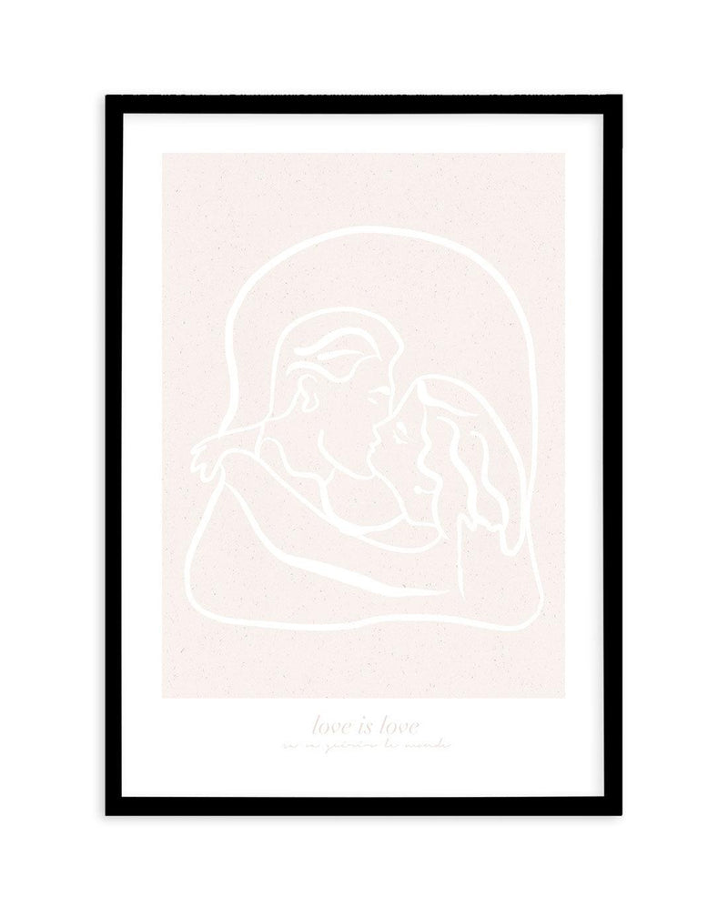 Love Is Love III Art Print-PRINT-Olive et Oriel-Olive et Oriel-A5 | 5.8" x 8.3" | 14.8 x 21cm-Black-With White Border-Buy-Australian-Art-Prints-Online-with-Olive-et-Oriel-Your-Artwork-Specialists-Austrailia-Decorate-With-Coastal-Photo-Wall-Art-Prints-From-Our-Beach-House-Artwork-Collection-Fine-Poster-and-Framed-Artwork