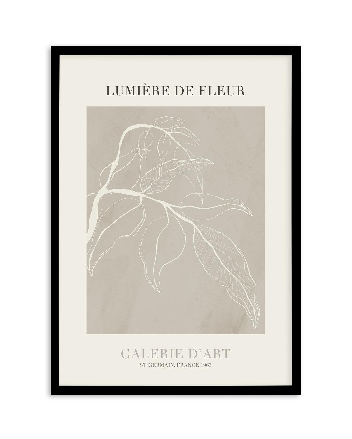 Lumiere De Fleur I Art Print-PRINT-Olive et Oriel-Olive et Oriel-A5 | 5.8" x 8.3" | 14.8 x 21cm-Black-With White Border-Buy-Australian-Art-Prints-Online-with-Olive-et-Oriel-Your-Artwork-Specialists-Austrailia-Decorate-With-Coastal-Photo-Wall-Art-Prints-From-Our-Beach-House-Artwork-Collection-Fine-Poster-and-Framed-Artwork