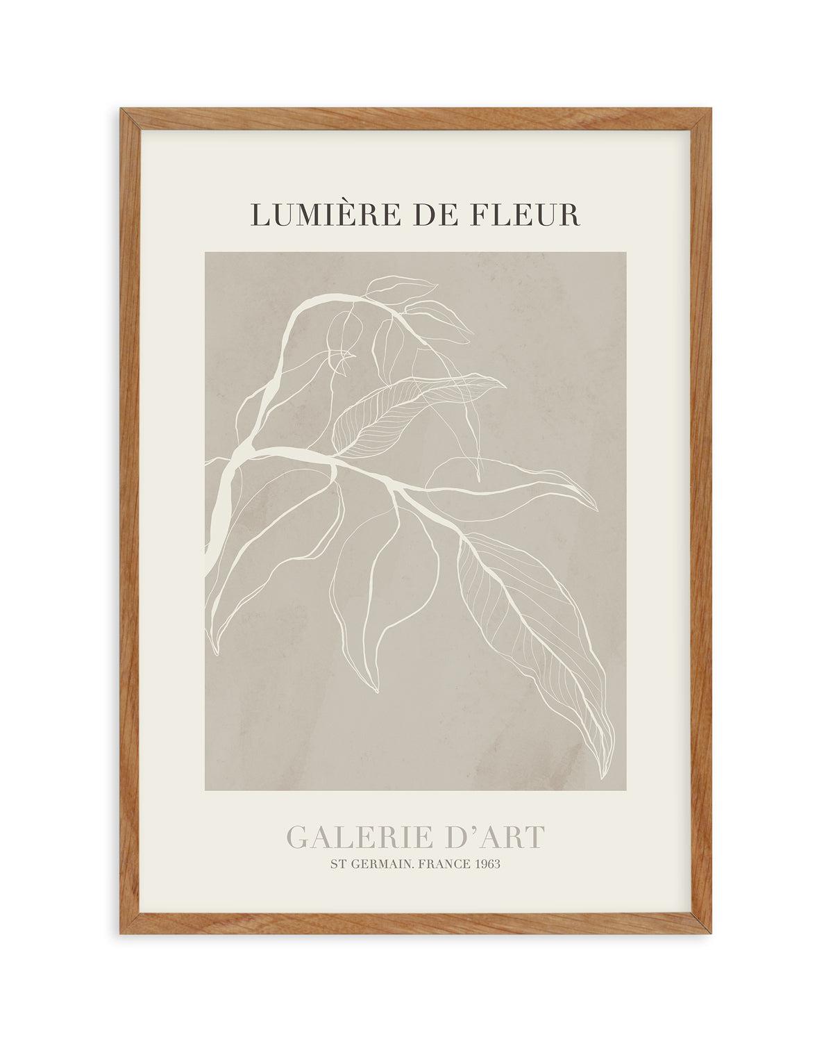 Lumiere De Fleur I Art Print-PRINT-Olive et Oriel-Olive et Oriel-50x70 cm | 19.6" x 27.5"-Walnut-With White Border-Buy-Australian-Art-Prints-Online-with-Olive-et-Oriel-Your-Artwork-Specialists-Austrailia-Decorate-With-Coastal-Photo-Wall-Art-Prints-From-Our-Beach-House-Artwork-Collection-Fine-Poster-and-Framed-Artwork