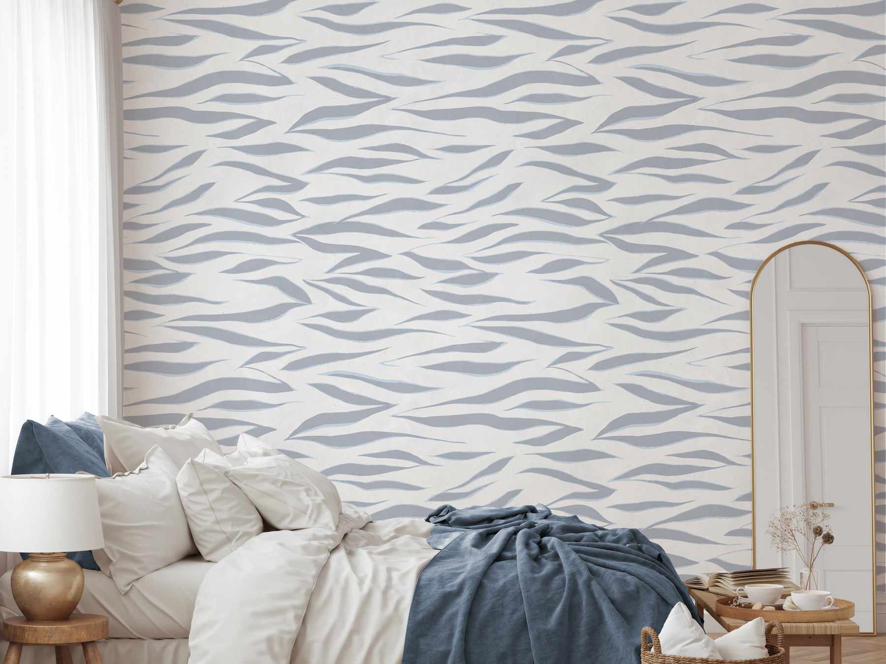 Luxe Animal Stripe Wallpaper