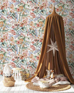 Luxe Floral Palm Wallpaper-Wallpaper-Buy Kids Removable Wallpaper Online Our Custom Made Children‚àö¬¢‚Äö√á¬®‚Äö√ë¬¢s Wallpapers Are A Fun Way To Decorate And Enhance Boys Bedroom Decor And Girls Bedrooms They Are An Amazing Addition To Your Kids Bedroom Walls Our Collection of Kids Wallpaper Is Sure To Transform Your Kids Rooms Interior Style From Pink Wallpaper To Dinosaur Wallpaper Even Marble Wallpapers For Teen Boys Shop Peel And Stick Wallpaper Online Today With Olive et Oriel