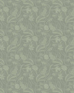 Luxe Floral Vine in Sage Green Wallpaper-Wallpaper-Buy Australian Removable Wallpaper Now Sage Green Wallpaper Peel And Stick Wallpaper Online At Olive et Oriel Custom Made Wallpapers Wall Papers Decorate Your Bedroom Living Room Kids Room or Commercial Interior