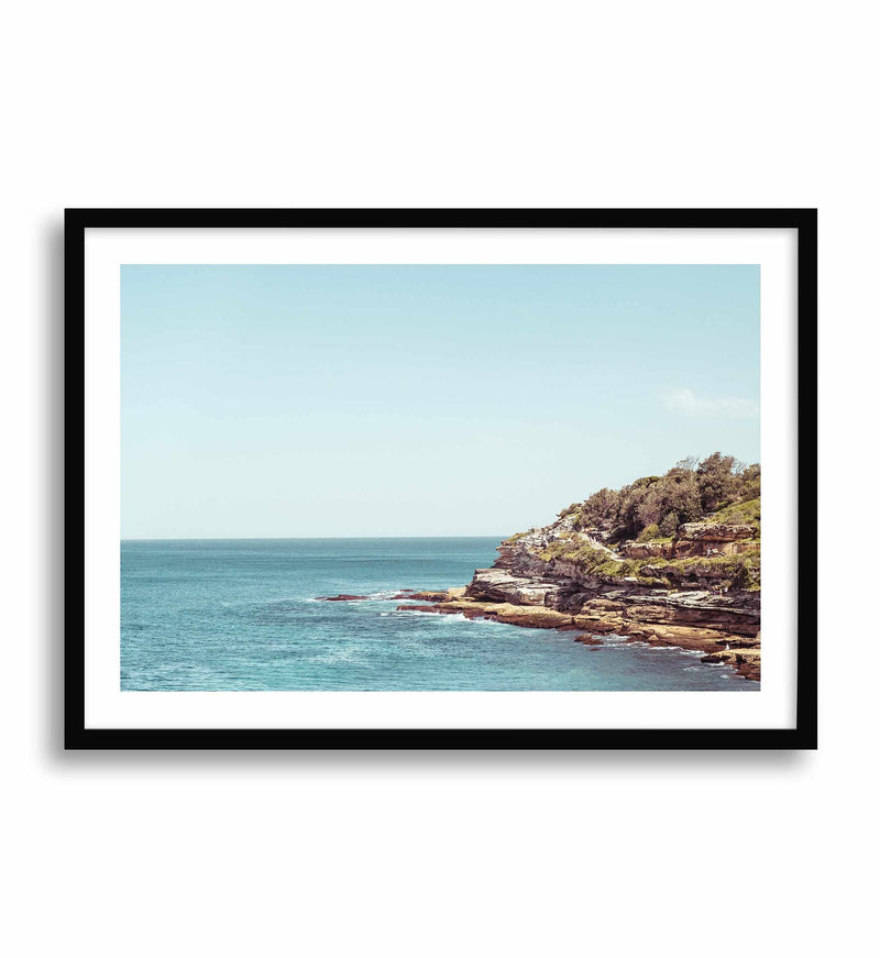 Mackenzies Point | Bondi Art Print-PRINT-Olive et Oriel-Olive et Oriel-A4 | 8.3" x 11.7" | 21 x 29.7cm-Black-With White Border-Buy-Australian-Art-Prints-Online-with-Olive-et-Oriel-Your-Artwork-Specialists-Austrailia-Decorate-With-Coastal-Photo-Wall-Art-Prints-From-Our-Beach-House-Artwork-Collection-Fine-Poster-and-Framed-Artwork