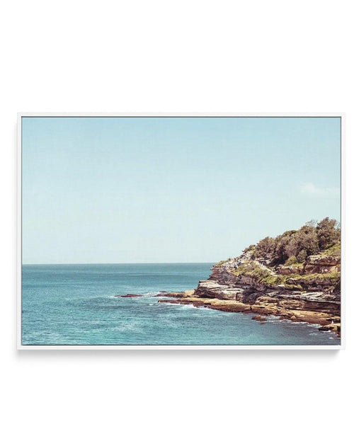 Mackenzies Point | Bondi | Framed Canvas-CANVAS-You can shop wall art online with Olive et Oriel for everything from abstract art to fun kids wall art. Our beautiful modern art prints and canvas art are available from large canvas prints to wall art paintings and our proudly Australian artwork collection offers only the highest quality framed large wall art and canvas art Australia - You can buy fashion photography prints or Hampton print posters and paintings on canvas from Olive et Oriel and h