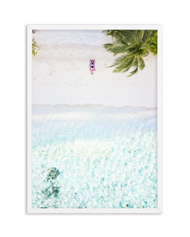 Maldives From Above Art Print-PRINT-Olive et Oriel-Olive et Oriel-A5 | 5.8" x 8.3" | 14.8 x 21cm-White-With White Border-Buy-Australian-Art-Prints-Online-with-Olive-et-Oriel-Your-Artwork-Specialists-Austrailia-Decorate-With-Coastal-Photo-Wall-Art-Prints-From-Our-Beach-House-Artwork-Collection-Fine-Poster-and-Framed-Artwork