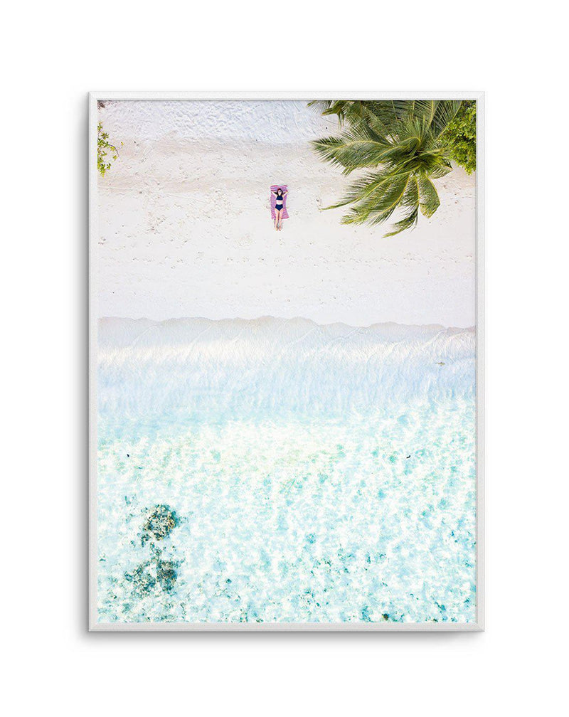 Maldives From Above Art Print-PRINT-Olive et Oriel-Olive et Oriel-A5 | 5.8" x 8.3" | 14.8 x 21cm-Unframed Art Print-With White Border-Buy-Australian-Art-Prints-Online-with-Olive-et-Oriel-Your-Artwork-Specialists-Austrailia-Decorate-With-Coastal-Photo-Wall-Art-Prints-From-Our-Beach-House-Artwork-Collection-Fine-Poster-and-Framed-Artwork