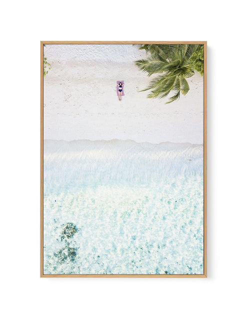 Maldives From Above | Framed Canvas-CANVAS-You can shop wall art online with Olive et Oriel for everything from abstract art to fun kids wall art. Our beautiful modern art prints and canvas art are available from large canvas prints to wall art paintings and our proudly Australian artwork collection offers only the highest quality framed large wall art and canvas art Australia - You can buy fashion photography prints or Hampton print posters and paintings on canvas from Olive et Oriel and have t