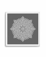 Mandala | Charcoal SQ Art Print-Buy-Bohemian-Wall-Art-Print-And-Boho-Pictures-from-Olive-et-Oriel-Bohemian-Wall-Art-Print-And-Boho-Pictures-And-Also-Boho-Abstract-Art-Paintings-On-Canvas-For-A-Girls-Bedroom-Wall-Decor-Collection-of-Boho-Style-Feminine-Art-Poster-and-Framed-Artwork-Update-Your-Home-Decorating-Style-With-These-Beautiful-Wall-Art-Prints-Australia