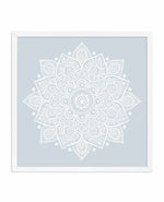 Mandala | Pale Blue SQ Art Print-Buy-Bohemian-Wall-Art-Print-And-Boho-Pictures-from-Olive-et-Oriel-Bohemian-Wall-Art-Print-And-Boho-Pictures-And-Also-Boho-Abstract-Art-Paintings-On-Canvas-For-A-Girls-Bedroom-Wall-Decor-Collection-of-Boho-Style-Feminine-Art-Poster-and-Framed-Artwork-Update-Your-Home-Decorating-Style-With-These-Beautiful-Wall-Art-Prints-Australia