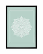 Mandala | Seafoam Art Print-Buy-Bohemian-Wall-Art-Print-And-Boho-Pictures-from-Olive-et-Oriel-Bohemian-Wall-Art-Print-And-Boho-Pictures-And-Also-Boho-Abstract-Art-Paintings-On-Canvas-For-A-Girls-Bedroom-Wall-Decor-Collection-of-Boho-Style-Feminine-Art-Poster-and-Framed-Artwork-Update-Your-Home-Decorating-Style-With-These-Beautiful-Wall-Art-Prints-Australia