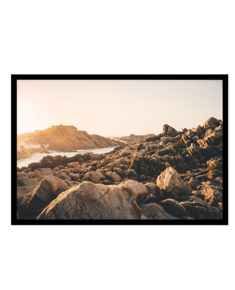 Margaret River Rocks | LS Art Print-PRINT-Olive et Oriel-Olive et Oriel-A5 | 5.8" x 8.3" | 14.8 x 21cm-Black-With White Border-Buy-Australian-Art-Prints-Online-with-Olive-et-Oriel-Your-Artwork-Specialists-Austrailia-Decorate-With-Coastal-Photo-Wall-Art-Prints-From-Our-Beach-House-Artwork-Collection-Fine-Poster-and-Framed-Artwork