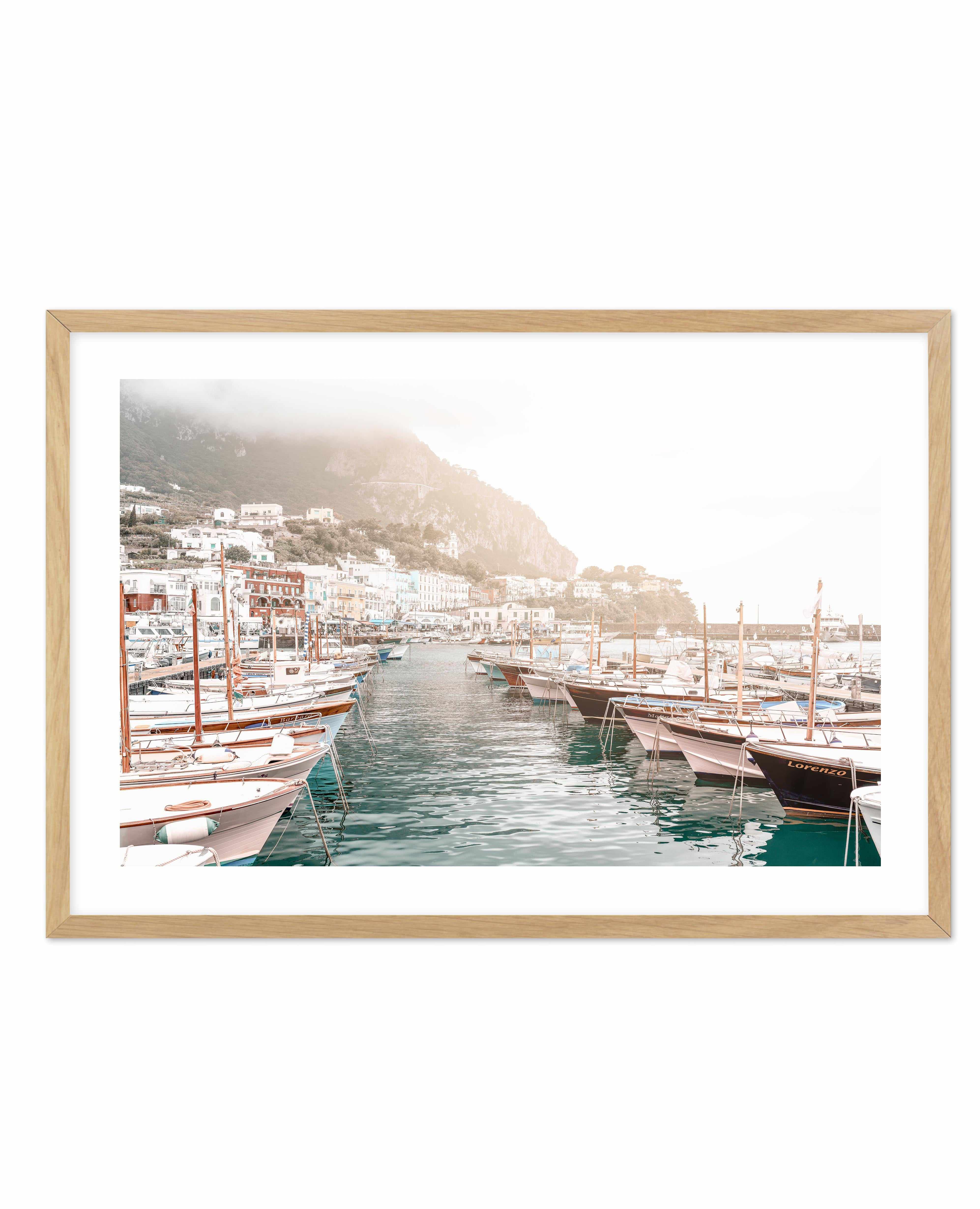 Marina Grande I | Capri Art Print-PRINT-Olive et Oriel-Olive et Oriel-A5 | 5.8" x 8.3" | 14.8 x 21cm-Oak-With White Border-Buy-Australian-Art-Prints-Online-with-Olive-et-Oriel-Your-Artwork-Specialists-Austrailia-Decorate-With-Coastal-Photo-Wall-Art-Prints-From-Our-Beach-House-Artwork-Collection-Fine-Poster-and-Framed-Artwork