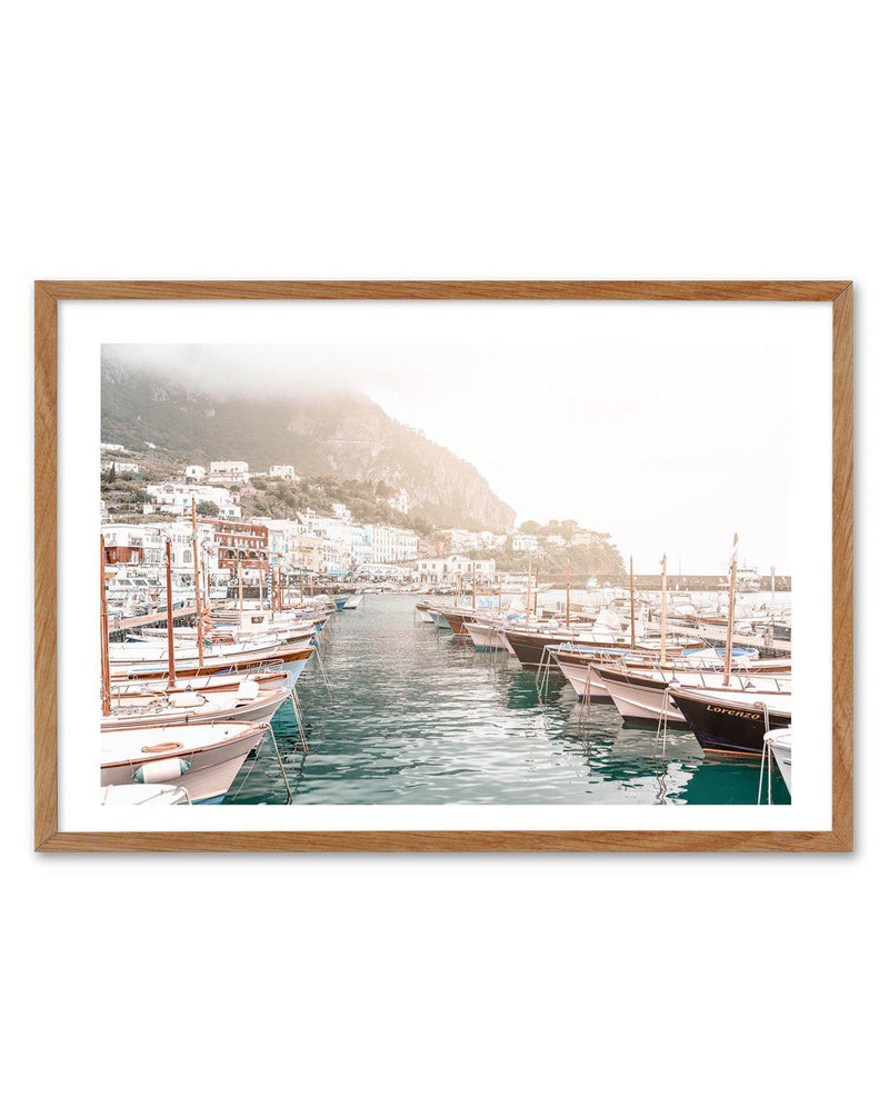 Marina Grande I | Capri Art Print-PRINT-Olive et Oriel-Olive et Oriel-50x70 cm | 19.6" x 27.5"-Walnut-With White Border-Buy-Australian-Art-Prints-Online-with-Olive-et-Oriel-Your-Artwork-Specialists-Austrailia-Decorate-With-Coastal-Photo-Wall-Art-Prints-From-Our-Beach-House-Artwork-Collection-Fine-Poster-and-Framed-Artwork