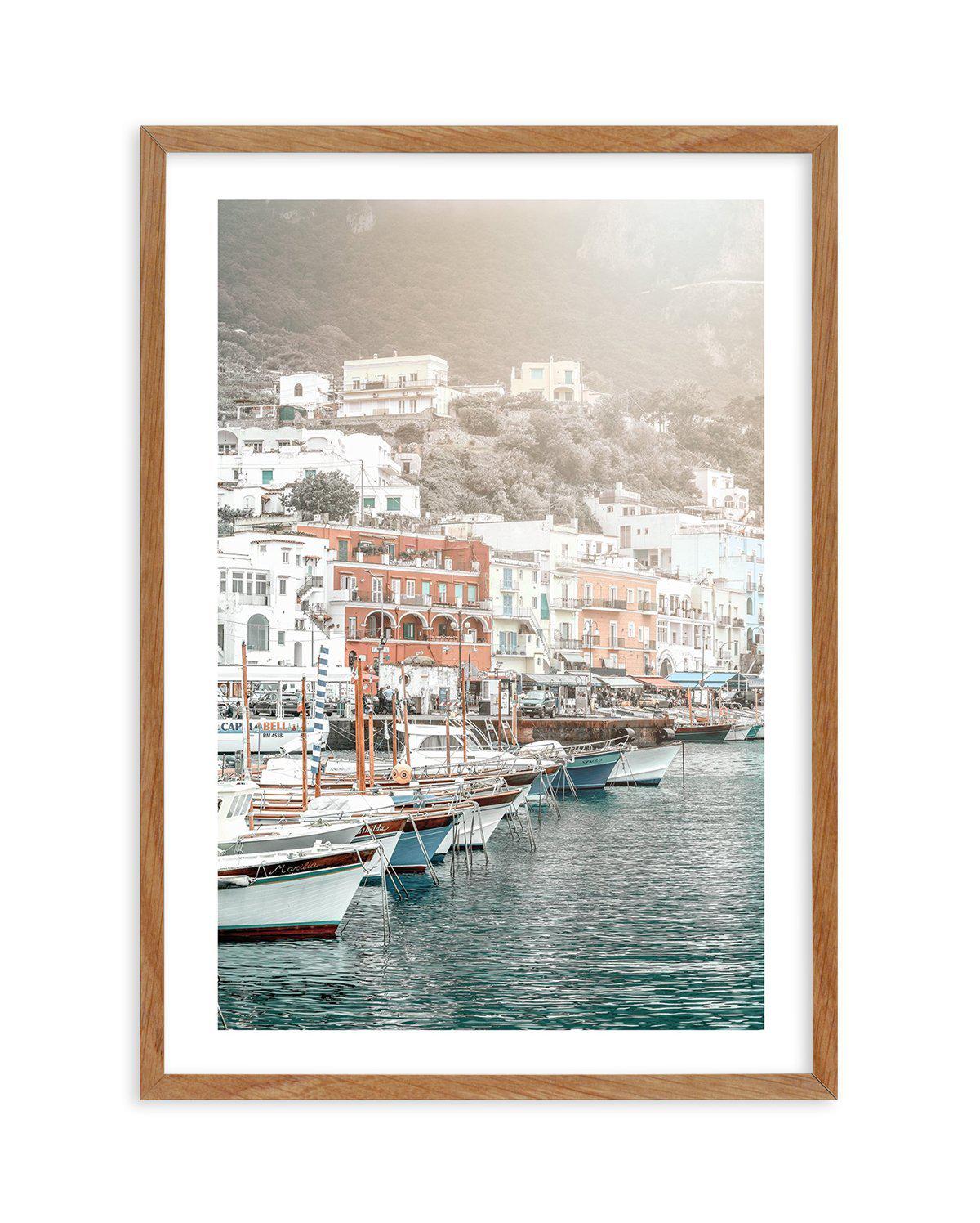 Marina Grande PT | Capri Art Print-PRINT-Olive et Oriel-Olive et Oriel-50x70 cm | 19.6" x 27.5"-Walnut-With White Border-Buy-Australian-Art-Prints-Online-with-Olive-et-Oriel-Your-Artwork-Specialists-Austrailia-Decorate-With-Coastal-Photo-Wall-Art-Prints-From-Our-Beach-House-Artwork-Collection-Fine-Poster-and-Framed-Artwork