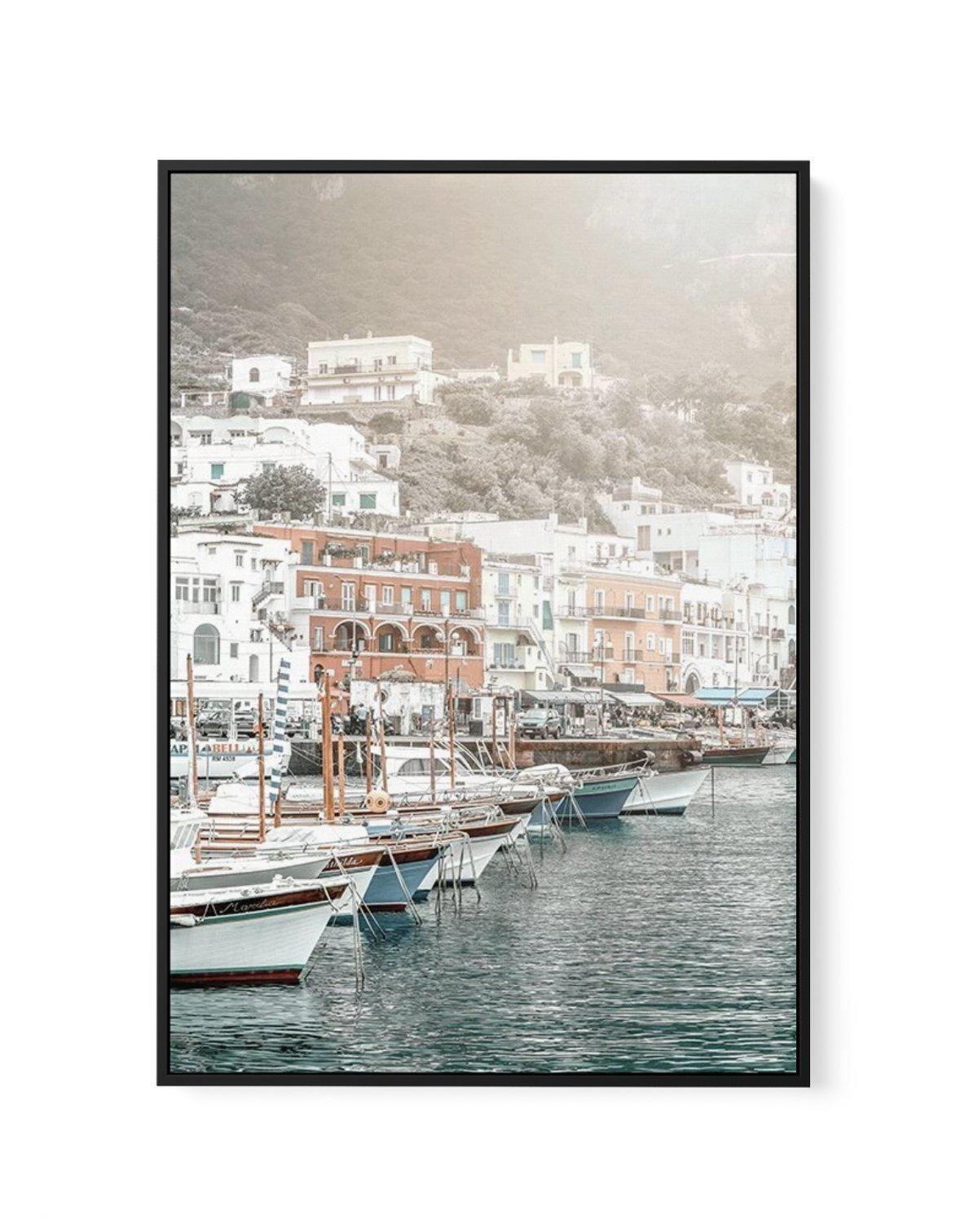 Marina Grande PT | Capri | Framed Canvas-CANVAS-You can shop wall art online with Olive et Oriel for everything from abstract art to fun kids wall art. Our beautiful modern art prints and canvas art are available from large canvas prints to wall art paintings and our proudly Australian artwork collection offers only the highest quality framed large wall art and canvas art Australia - You can buy fashion photography prints or Hampton print posters and paintings on canvas from Olive et Oriel and h