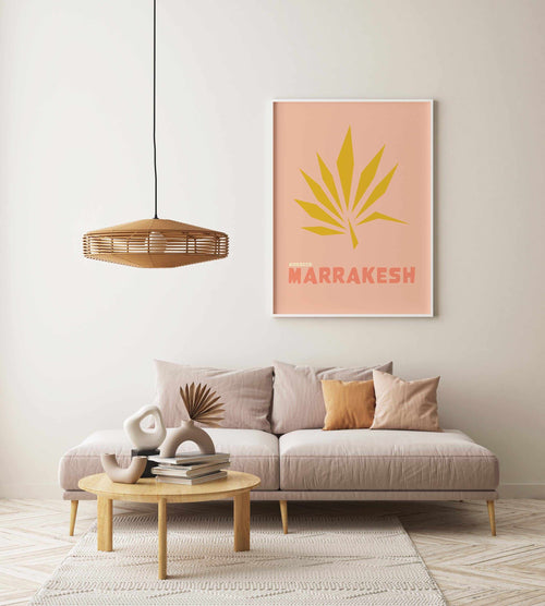 Marrakesh, Morocco Art Print-Shop Australian Art Prints Online with Olive et Oriel - Our collection of Moroccan art prints offer unique wall art including moroccan arches and pink morocco doors of marrakech - this collection will add soft feminine colour to your walls and some may say bohemian style. These traditional morocco landscape photography includes desert scenes of palm trees and camel art prints - there is art on canvas and extra large wall art with fast, free shipping across Australia.