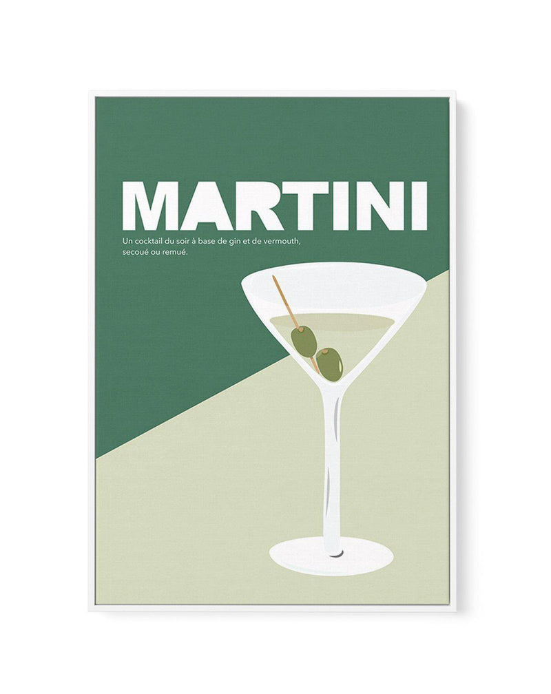Martini | Vintage | Framed Canvas-CANVAS-You can shop wall art online with Olive et Oriel for everything from abstract art to fun kids wall art. Our beautiful modern art prints and canvas art are available from large canvas prints to wall art paintings and our proudly Australian artwork collection offers only the highest quality framed large wall art and canvas art Australia - You can buy fashion photography prints or Hampton print posters and paintings on canvas from Olive et Oriel and have the