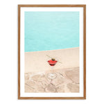 Martini By The Pool Art Print-PRINT-Olive et Oriel-Olive et Oriel-Buy-Australian-Art-Prints-Online-with-Olive-et-Oriel-Your-Artwork-Specialists-Austrailia-Decorate-With-Coastal-Photo-Wall-Art-Prints-From-Our-Beach-House-Artwork-Collection-Fine-Poster-and-Framed-Artwork