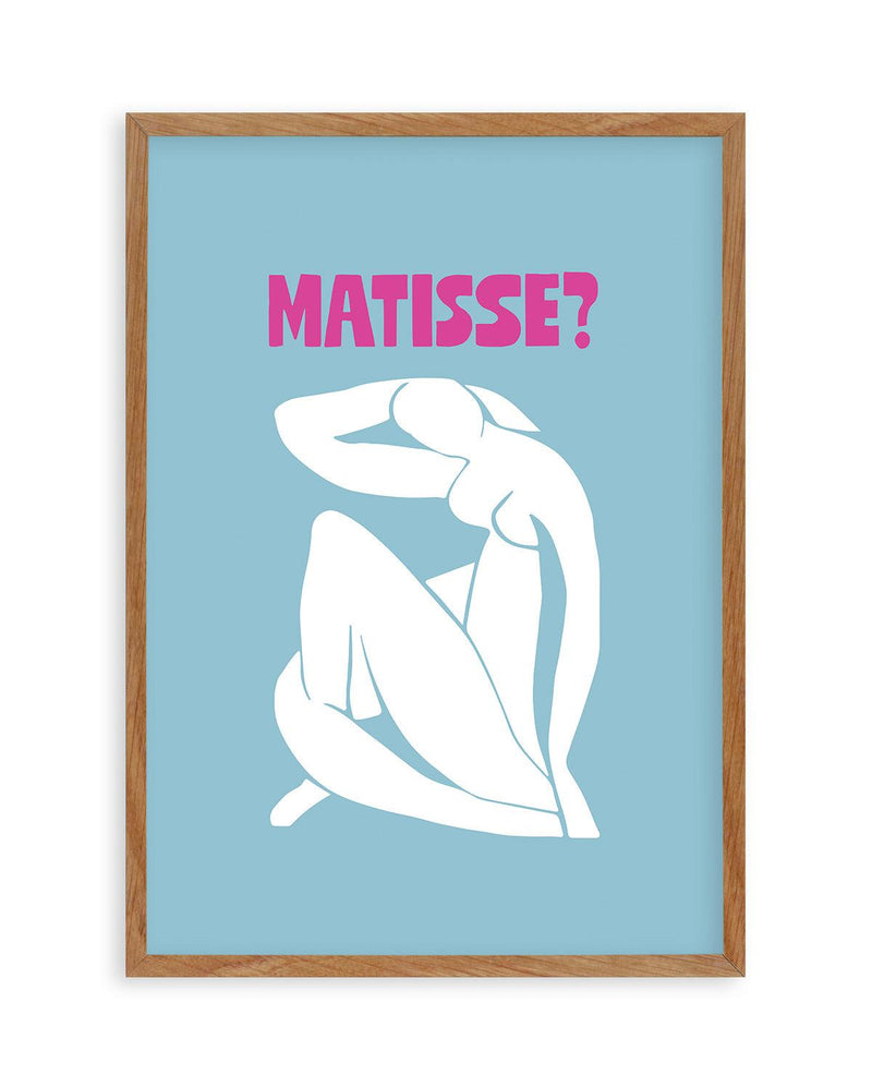 Matisse? Art Print-PRINT-Olive et Oriel-Olive et Oriel-50x70 cm | 19.6" x 27.5"-Walnut-With White Border-Buy-Australian-Art-Prints-Online-with-Olive-et-Oriel-Your-Artwork-Specialists-Austrailia-Decorate-With-Coastal-Photo-Wall-Art-Prints-From-Our-Beach-House-Artwork-Collection-Fine-Poster-and-Framed-Artwork