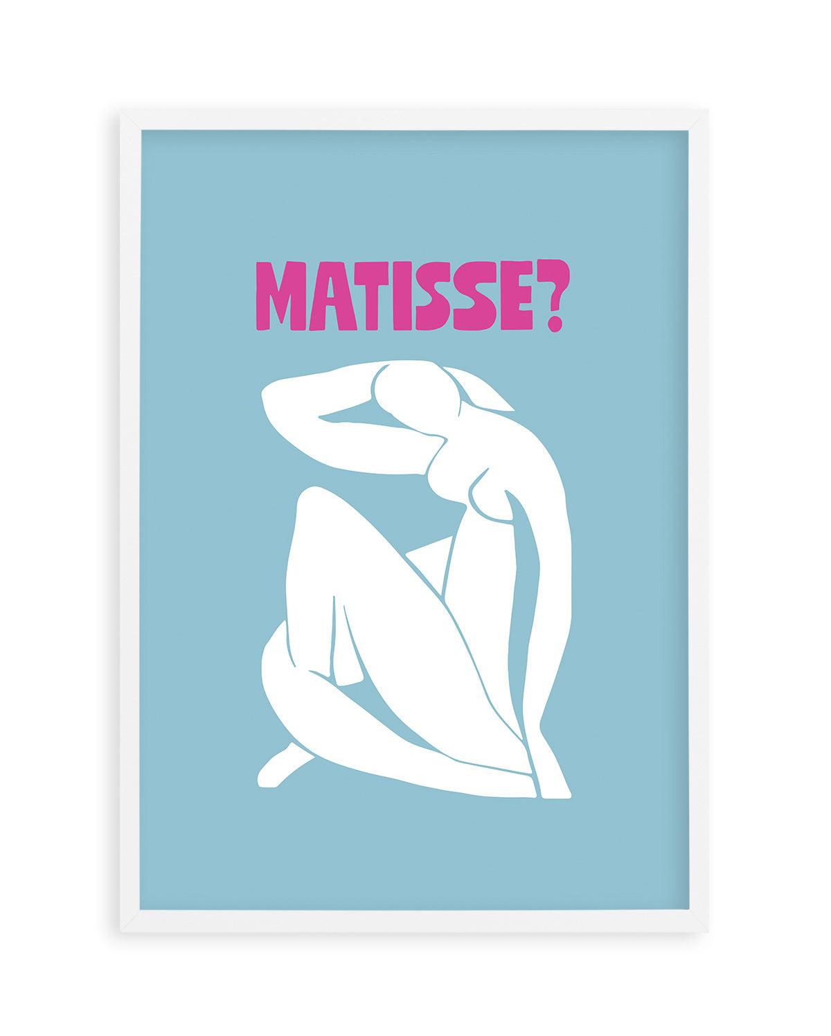 Matisse? Art Print-PRINT-Olive et Oriel-Olive et Oriel-A5 | 5.8" x 8.3" | 14.8 x 21cm-White-With White Border-Buy-Australian-Art-Prints-Online-with-Olive-et-Oriel-Your-Artwork-Specialists-Austrailia-Decorate-With-Coastal-Photo-Wall-Art-Prints-From-Our-Beach-House-Artwork-Collection-Fine-Poster-and-Framed-Artwork