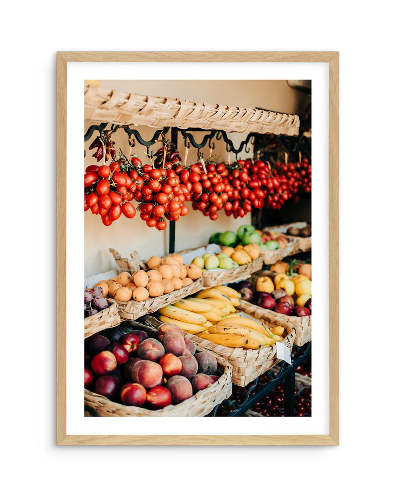Mercato Italiano by Jovani Demetrie Art Print-PRINT-Olive et Oriel-Jovani Demetrie-A5 | 5.8" x 8.3" | 14.8 x 21cm-Oak-With White Border-Buy-Australian-Art-Prints-Online-with-Olive-et-Oriel-Your-Artwork-Specialists-Austrailia-Decorate-With-Coastal-Photo-Wall-Art-Prints-From-Our-Beach-House-Artwork-Collection-Fine-Poster-and-Framed-Artwork