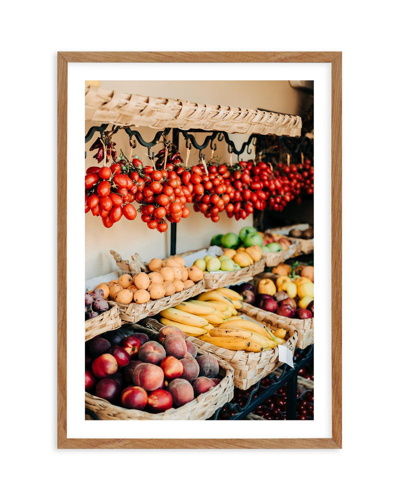 Mercato Italiano by Jovani Demetrie Art Print-PRINT-Olive et Oriel-Jovani Demetrie-50x70 cm | 19.6" x 27.5"-Walnut-With White Border-Buy-Australian-Art-Prints-Online-with-Olive-et-Oriel-Your-Artwork-Specialists-Austrailia-Decorate-With-Coastal-Photo-Wall-Art-Prints-From-Our-Beach-House-Artwork-Collection-Fine-Poster-and-Framed-Artwork