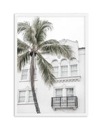Miami Palm Art Print-PRINT-Olive et Oriel-Olive et Oriel-A4 | 8.3" x 11.7" | 21 x 29.7cm-White-With white border-Buy-Australian-Art-Prints-Online-with-Olive-et-Oriel-Your-Artwork-Specialists-Austrailia-Decorate-With-Coastal-Photo-Wall-Art-Prints-From-Our-Beach-House-Artwork-Collection-Fine-Poster-and-Framed-Artwork