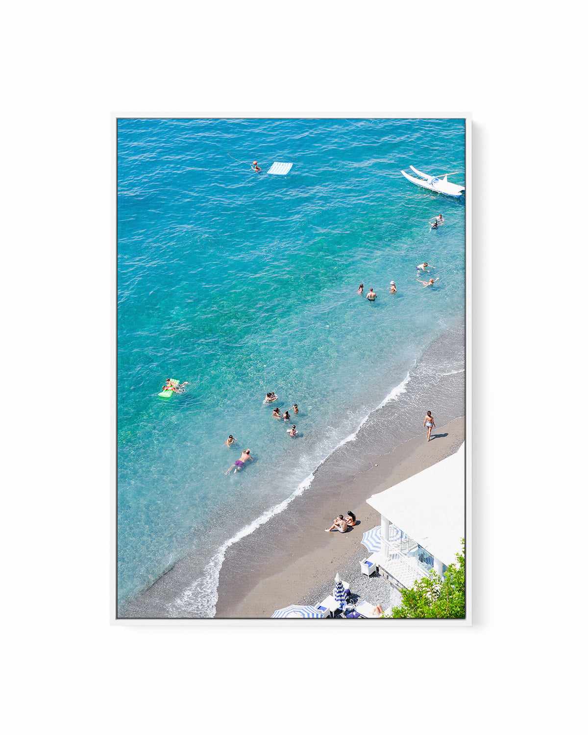 Midday in Italy by Kamalia Studio | Framed Canvas Art Print