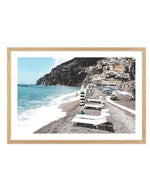 Midday in Positano Art Print-PRINT-Olive et Oriel-Olive et Oriel-A5 | 5.8" x 8.3" | 14.8 x 21cm-Oak-With White Border-Buy-Australian-Art-Prints-Online-with-Olive-et-Oriel-Your-Artwork-Specialists-Austrailia-Decorate-With-Coastal-Photo-Wall-Art-Prints-From-Our-Beach-House-Artwork-Collection-Fine-Poster-and-Framed-Artwork