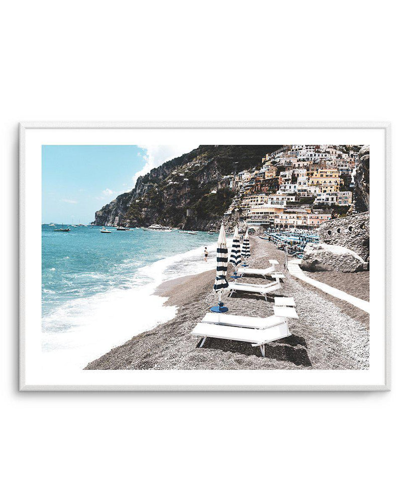 Midday in Positano Art Print-PRINT-Olive et Oriel-Olive et Oriel-A5 | 5.8" x 8.3" | 14.8 x 21cm-Unframed Art Print-With White Border-Buy-Australian-Art-Prints-Online-with-Olive-et-Oriel-Your-Artwork-Specialists-Austrailia-Decorate-With-Coastal-Photo-Wall-Art-Prints-From-Our-Beach-House-Artwork-Collection-Fine-Poster-and-Framed-Artwork