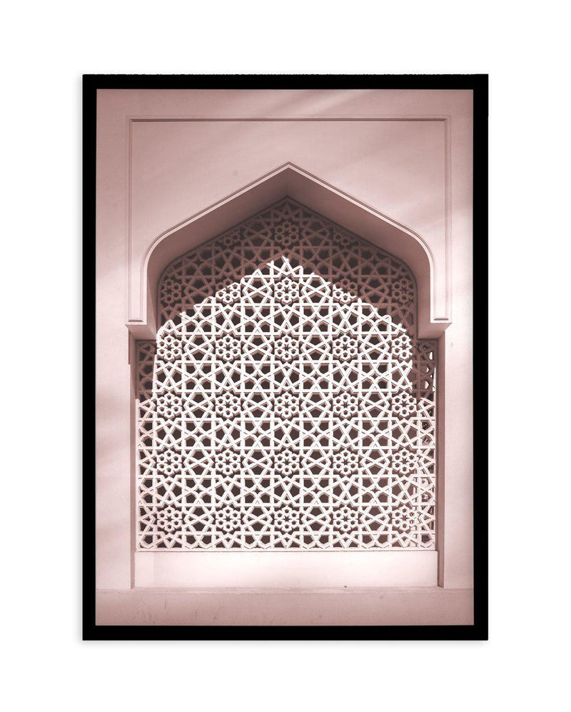 Middle Eastern Arches Art Print-Shop Australian Art Prints Online with Olive et Oriel - Our collection of Moroccan art prints offer unique wall art including moroccan arches and pink morocco doors of marrakech - this collection will add soft feminine colour to your walls and some may say bohemian style. These traditional morocco landscape photography includes desert scenes of palm trees and camel art prints - there is art on canvas and extra large wall art with fast, free shipping across Austral