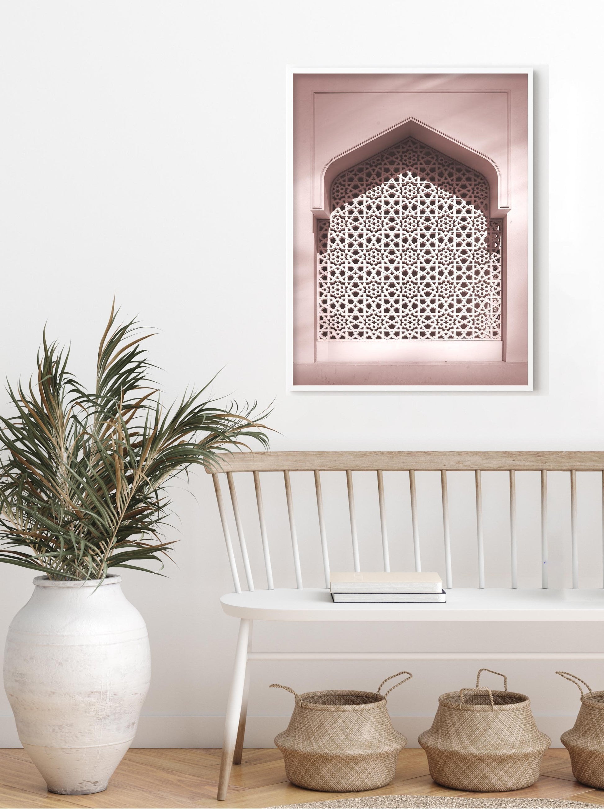 Middle Eastern Arches Art Print-Shop Australian Art Prints Online with Olive et Oriel - Our collection of Moroccan art prints offer unique wall art including moroccan arches and pink morocco doors of marrakech - this collection will add soft feminine colour to your walls and some may say bohemian style. These traditional morocco landscape photography includes desert scenes of palm trees and camel art prints - there is art on canvas and extra large wall art with fast, free shipping across Austral