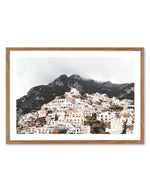 Mist Over Positano Art Print-PRINT-Olive et Oriel-Olive et Oriel-50x70 cm | 19.6" x 27.5"-Walnut-With White Border-Buy-Australian-Art-Prints-Online-with-Olive-et-Oriel-Your-Artwork-Specialists-Austrailia-Decorate-With-Coastal-Photo-Wall-Art-Prints-From-Our-Beach-House-Artwork-Collection-Fine-Poster-and-Framed-Artwork