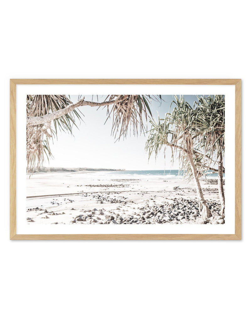 Mon Repos Beach, Bundaberg Art Print-PRINT-Olive et Oriel-Olive et Oriel-A5 | 5.8" x 8.3" | 14.8 x 21cm-Oak-With White Border-Buy-Australian-Art-Prints-Online-with-Olive-et-Oriel-Your-Artwork-Specialists-Austrailia-Decorate-With-Coastal-Photo-Wall-Art-Prints-From-Our-Beach-House-Artwork-Collection-Fine-Poster-and-Framed-Artwork