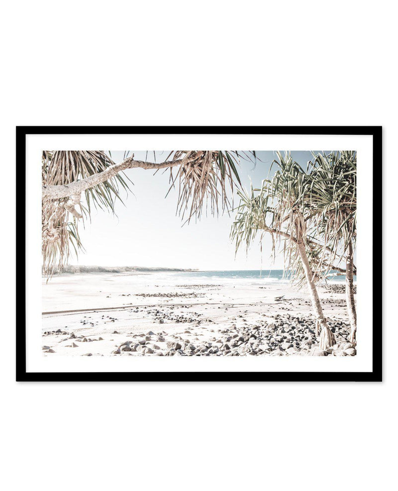 Mon Repos Beach, Bundaberg Art Print-PRINT-Olive et Oriel-Olive et Oriel-A5 | 5.8" x 8.3" | 14.8 x 21cm-Black-With White Border-Buy-Australian-Art-Prints-Online-with-Olive-et-Oriel-Your-Artwork-Specialists-Austrailia-Decorate-With-Coastal-Photo-Wall-Art-Prints-From-Our-Beach-House-Artwork-Collection-Fine-Poster-and-Framed-Artwork