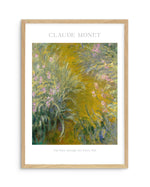 The Path Through the Irises by Claude Monet Art Print-PRINT-Olive et Oriel-Olive et Oriel-A5 | 5.8" x 8.3" | 14.8 x 21cm-Oak-With White Border-Buy-Australian-Art-Prints-Online-with-Olive-et-Oriel-Your-Artwork-Specialists-Austrailia-Decorate-With-Coastal-Photo-Wall-Art-Prints-From-Our-Beach-House-Artwork-Collection-Fine-Poster-and-Framed-Artwork