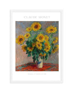Bouquet of Sunflowers 1881 by Claude Monet Art Print-PRINT-Olive et Oriel-Olive et Oriel-A5 | 5.8" x 8.3" | 14.8 x 21cm-White-With White Border-Buy-Australian-Art-Prints-Online-with-Olive-et-Oriel-Your-Artwork-Specialists-Austrailia-Decorate-With-Coastal-Photo-Wall-Art-Prints-From-Our-Beach-House-Artwork-Collection-Fine-Poster-and-Framed-Artwork