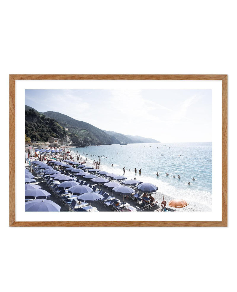 Monterosso Summer Days LS Art Print-PRINT-Olive et Oriel-Olive et Oriel-50x70 cm | 19.6" x 27.5"-Walnut-With White Border-Buy-Australian-Art-Prints-Online-with-Olive-et-Oriel-Your-Artwork-Specialists-Austrailia-Decorate-With-Coastal-Photo-Wall-Art-Prints-From-Our-Beach-House-Artwork-Collection-Fine-Poster-and-Framed-Artwork