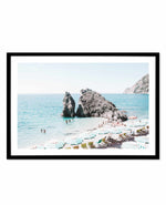 Monterosso a Mare Art Print-PRINT-Olive et Oriel-Olive et Oriel-A5 | 5.8" x 8.3" | 14.8 x 21cm-Black-With White Border-Buy-Australian-Art-Prints-Online-with-Olive-et-Oriel-Your-Artwork-Specialists-Austrailia-Decorate-With-Coastal-Photo-Wall-Art-Prints-From-Our-Beach-House-Artwork-Collection-Fine-Poster-and-Framed-Artwork