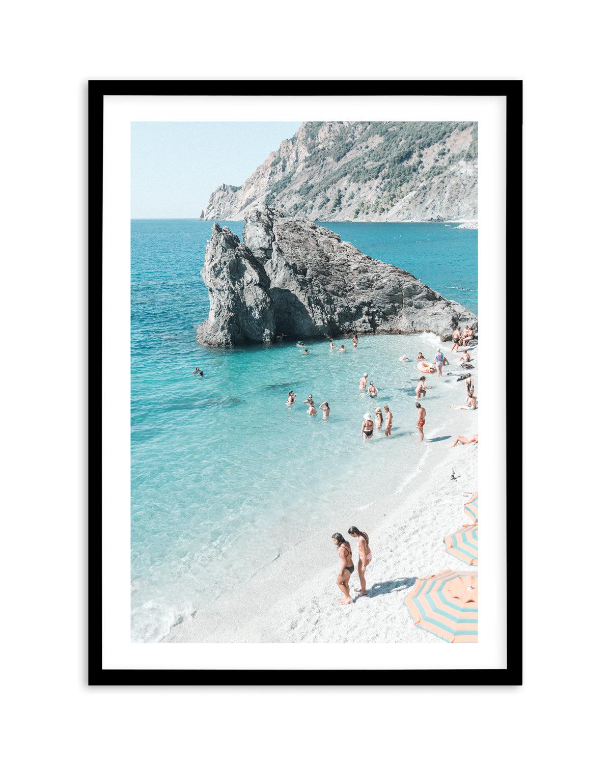 Monterosso a Mare PT Art Print-PRINT-Olive et Oriel-Olive et Oriel-A5 | 5.8" x 8.3" | 14.8 x 21cm-Black-With White Border-Buy-Australian-Art-Prints-Online-with-Olive-et-Oriel-Your-Artwork-Specialists-Austrailia-Decorate-With-Coastal-Photo-Wall-Art-Prints-From-Our-Beach-House-Artwork-Collection-Fine-Poster-and-Framed-Artwork