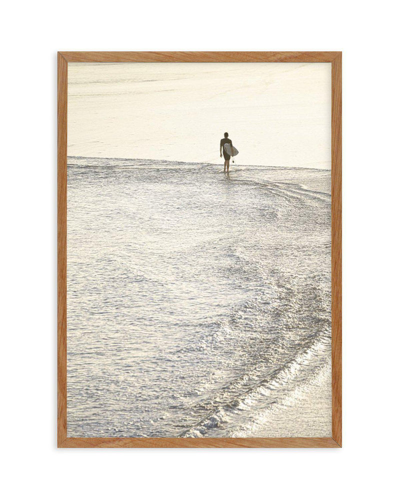 Morning Surf, Gold Coast Art Print-PRINT-Olive et Oriel-Olive et Oriel-50x70 cm | 19.6" x 27.5"-Walnut-With White Border-Buy-Australian-Art-Prints-Online-with-Olive-et-Oriel-Your-Artwork-Specialists-Austrailia-Decorate-With-Coastal-Photo-Wall-Art-Prints-From-Our-Beach-House-Artwork-Collection-Fine-Poster-and-Framed-Artwork